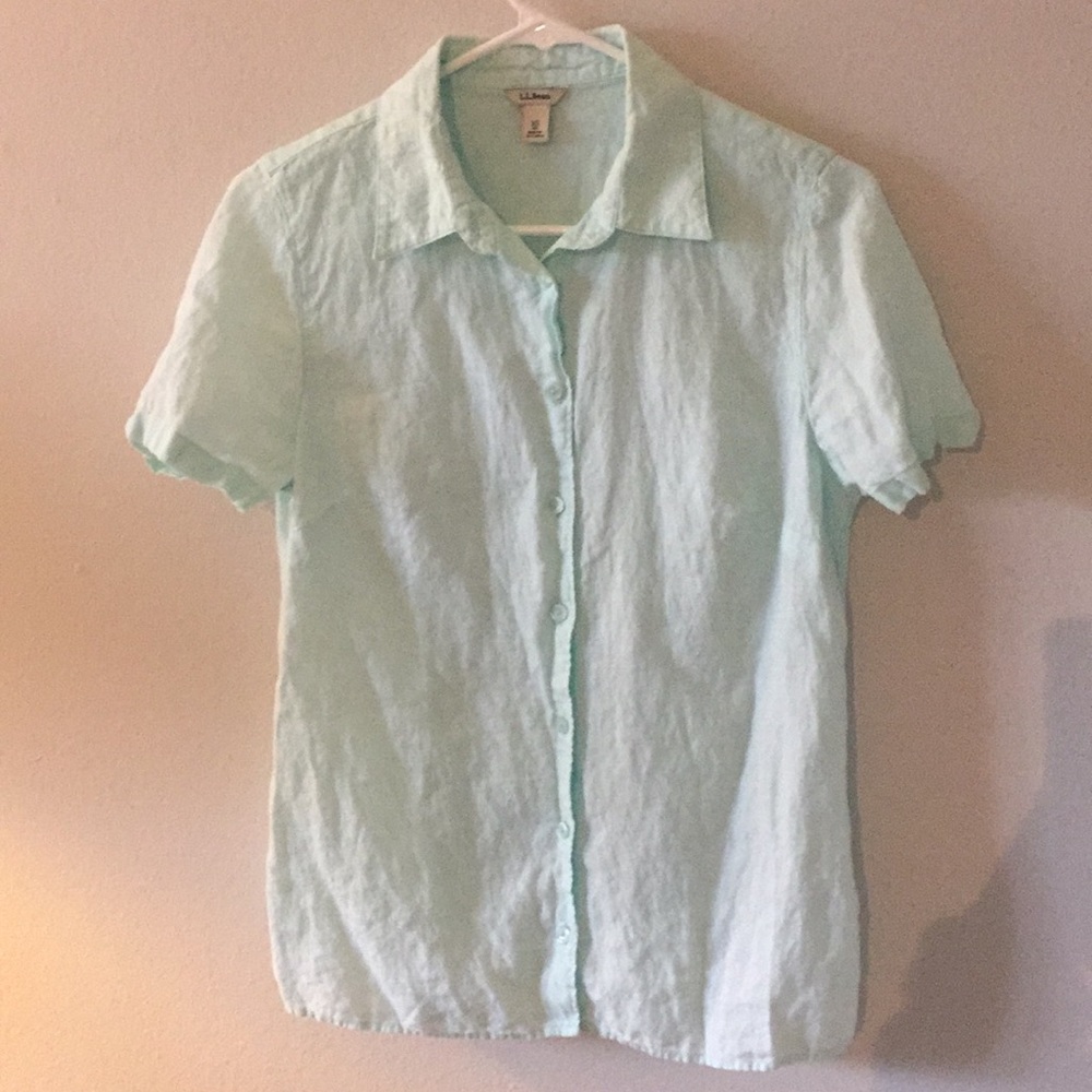 L.L Bean Linen Button down shirt